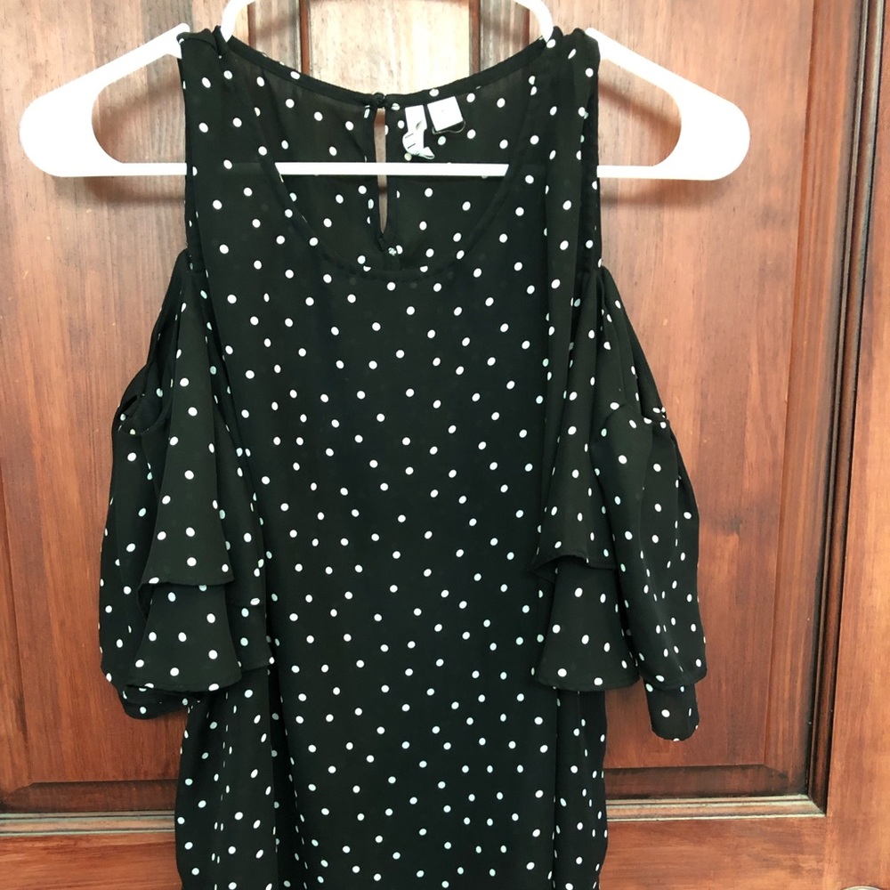 Elle Cold Shoulder Blouse